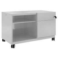 Pojízdný kontejner s policemi Note™ CADDY, v x š x h 563 x 900 x 490 mm BISLEY