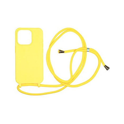 Mobile Origin Lanyard Case Yellow iPhone 15 Pro