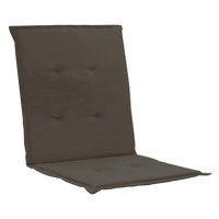 SHUMEE Podušky na zahradní židle 4 ks, 4 × 50 × 100 cm, antracit