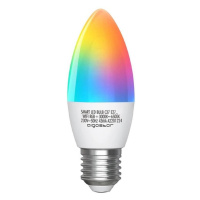 B.V. LED RGBW Žárovka C37 E27/5W/230V 3000-6500K Wi-Fi