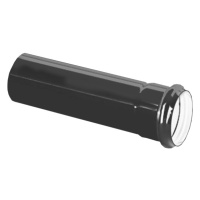 Eco produkty Černá trubka 32 mm k sifonu - prodlužovací kus s hrdlem 32 mm x 150 mm, barva černá