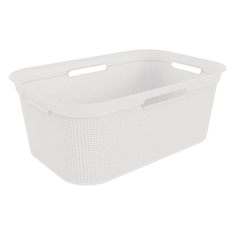 Koš na čisté prádlo BRISEN bílý, 41 l Rotho