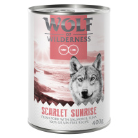 Wolf of Wilderness konzervy, 24 x 400 g - 20 + 4 zdarma - 