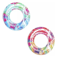 Nafukovací kruh s úchyty - léto, 2 barvy, průměr 91cm