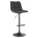 Tempo Kondela Barová židle LAHELA - šedá / černá + kupón KONDELA10 na okamžitou slevu 3% (kupón 
