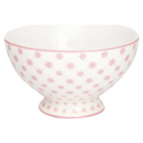 Růžová porcelánová miska na polévku Green Gate Laurie, ø 15 cm