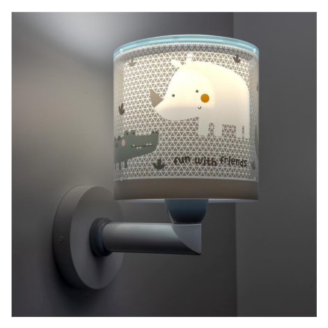 Dalber 60629 - Dětské nástěnné svítidlo RHICO AND CROCO 1xE27/15W/230V 60629