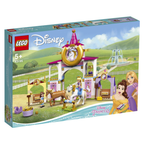 LEGO 43195 Disney Princess Královské stáje Krásky a Lociky