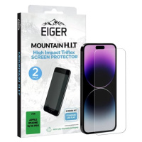 Ochranné sklo Eiger Mountain H.I.T. Screen Protector (2 Pack) for Apple iPhone 15 / 15 Pro