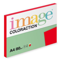 Xerografický papír Coloraction, Chile, A4, 80 g/m2, tmavě červený, 100 listů, vhodný pro inkoust