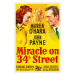 Obrazová reprodukce Miracle on 34th Street (Retro Cinema / Movie Poster), (26.7 x 40 cm)