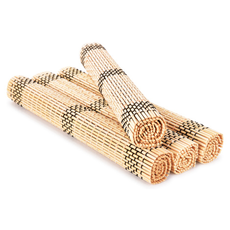 GoEco® | bambusové prostírání 4 ks | 44 × 30 cm | přírodní podložky na stůl přírodní