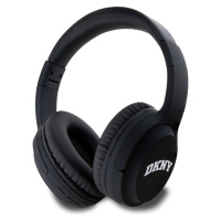 DKNY PU Leather Arch Logo Bluetooth Stereo Headphone černé