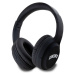 DKNY PU Leather Arch Logo Bluetooth Stereo Headphone černé