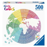 Ravensburger 17168 kruhové puzzle mandala 500 dílků