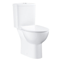 Wc kombi komplet stojící GROHE Bau Ceramic alpská bílá zadní odpad 39942000