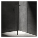 OMNIRES MARINA walk-inwalk-in s boční stěnou, 80 x 30 cm černá mat / transparent /BLMTR/ MA8030B
