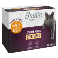 Smilla kapsičky 12 x 85 g - 10% sleva - Sterilised krůtí a zelené fazolky