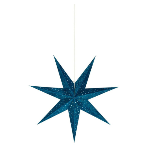 Markslöjd Markslöjd 705487 - Vánoční dekorace VELOURS 1xE14/6W/230V 75 cm modrá