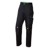 PARKSIDE PERFORMANCE® Pánské profesionální pracovní kalhoty (adult#male, 56, černá/zelená)