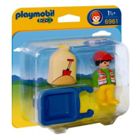 Playmobil 6961 stavební kolečko (1.2.3)