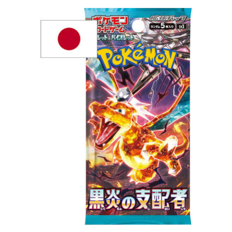 Pokémon Ruler of the Black Flame Booster - japonsky NINTENDO