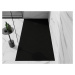 MEXEN/S Stone+ obdélníková sprchová vanička 200 x 80, černá, mřížka černá 44708020-B
