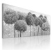 Obraz na plátně HORTENZIE šedé květy B různé rozměry Ludesign ludesign obrazy: 120x50 cm
