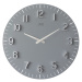 JVD HC404.3 - 40 cm hodiny v šedo stříbrném odstínu
