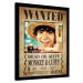 Obraz na zeď - One Piece Live Action - Luffy Wanted Poster, 34.3 × 44.5 cm