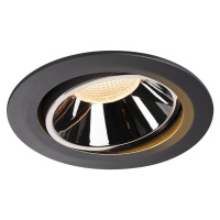 SLV BIG WHITE NUMINOS MOVE DL XL vnitřní LED zápustné stropní svítidlo černá/chrom 2700 K 55° ot