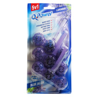 Q-Power Tuhý WC závěs Blue Aqua Lavender 3x 40g