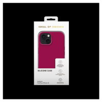 Silikonový ochranný kryt iDeal Of Sweden pro Apple iPhone 15, magenta