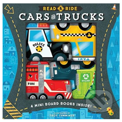 Read and Ride: Cars and Trucks - Troy Cummings (ilustrácie) - kniha z kategorie Pro děti Chronicle Books