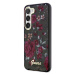 Guess GUHCS23MHCFWSA hard silikonové pouzdro Samsung Galaxy S23 PLUS 5G khaki Flower Collection