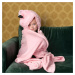 Cozy Noxxiez BL816 Plameňák - hřejivá deka s kapucí se zvířátkem a tlapkovými kapsami