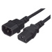 PremiumCord prodlužovací kabel-síť 230V, 1m - kps1
