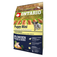 ONTARIO Puppy Mini Chicken & Potatoes granule pro štěňata 1 ks, Hmotnost balení (g): 2,25 kg