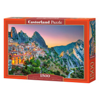 Puzzle 1500 dílků Východ slunce nad Castelmezzano