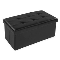 Box skládací s úložným prostorem 80×40×40cm, černá