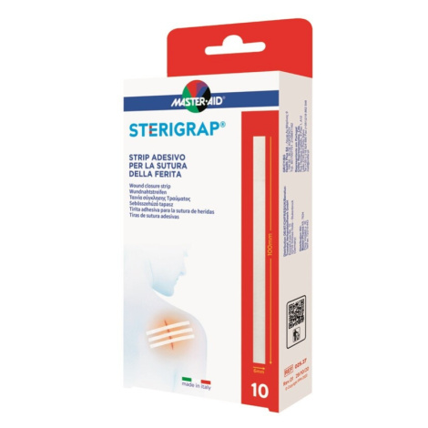 STERIGRAP Náplasťové stehy sterilní 100x6mm 10ks