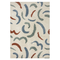 Flair Rugs koberce Kusový koberec Alta Squiggle Multi - 120x170 cm