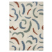 Flair Rugs koberce Kusový koberec Alta Squiggle Multi - 120x170 cm