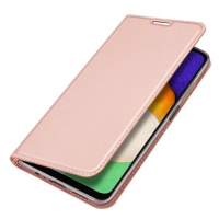 Skin Pro knížkové kožené pouzdro na Samsung Galaxy A13 5G, růžové