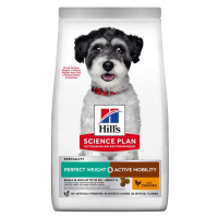 Hill's Science Plan Canine Adult Perfect Weight & Active Mobility Small & Mini Chicken - 2 x 6 k