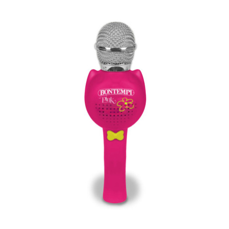 Karaoke bezdrátový mikrofon růžový Bontempi