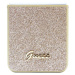 Guess PC/TPU Glitter Flakes Metal Logo kryt Samsung Galaxy Z Flip5 zlatý