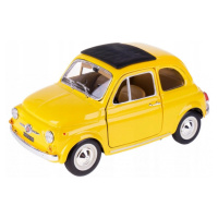 Bburago fiat 500 f 1965 1:24  žlutý