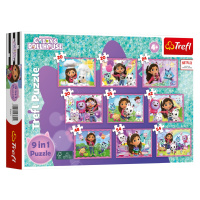 Trefl Dětské puzzle 9 v 1 (Gábinin kouzelný domek)