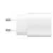 Samsung cestovní nabíječka EP-TA800XWE, Quickcharge 25W, kabel USB-C, bílá